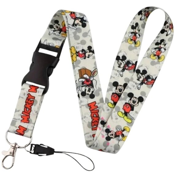 Disney Other - NWT Disney Mickey Mouse Lanyard w/ Detachable Neck Strap